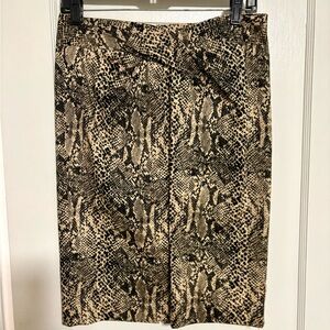 Michael Kors Snake Print Women's Pencil Skirt